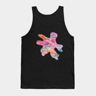 abstract art watercolor cell organic stain Tank Top